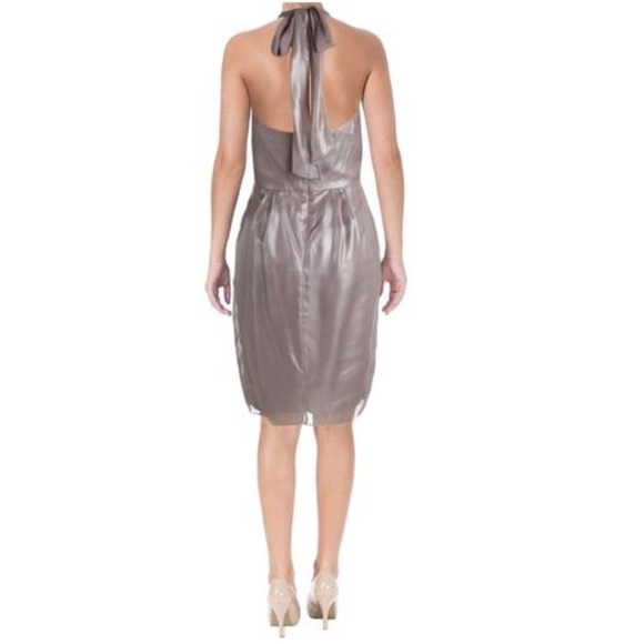 Vera wang women’s cocktail dress in a metallic - Picture 2 of 4